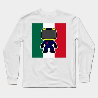 Sergio Perez Custom Bobblehead - Flag Edition 2021 Season Long Sleeve T-Shirt